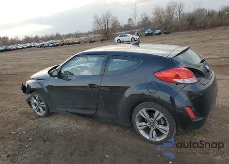 2017 Hyundai Veloster z USA, uszkodzony, nr VIN KMHTC6AD9HU320152